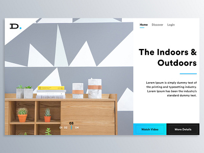 Interior design web UI