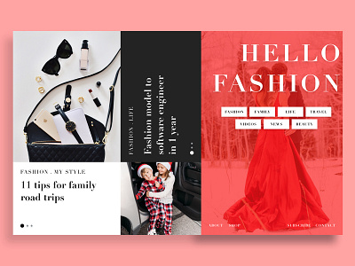 Fashion Blog UI