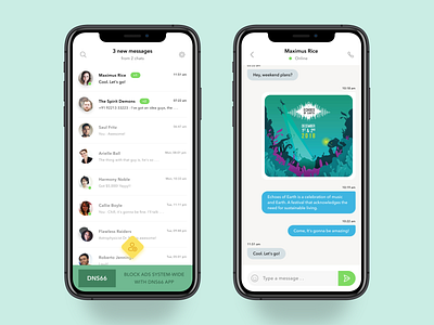 002 - Chat app app appdesign chat chat app creative dailyui design designstudio dribbble madewithstudio messages product productdesign ui uidesign userexperience ux uxdesign
