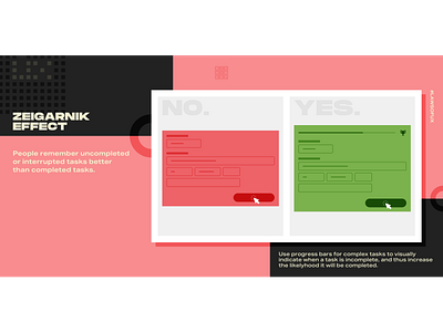 Zeigarnik Effect - Laws of UX adobe app appdesign creative design illustration illustrator laws of ux photoshop product productdesign ui ux uxui