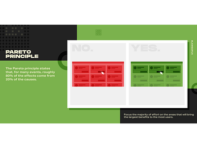 Pareto Principle - Laws of UX adobe app appdesign design illustration illustrator laws of ux photoshop product ui ux