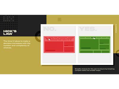 Hick's Law - Laws of UX adobe app appdesign design illustration illustrator laws of ux photoshop product productdesign ui ux