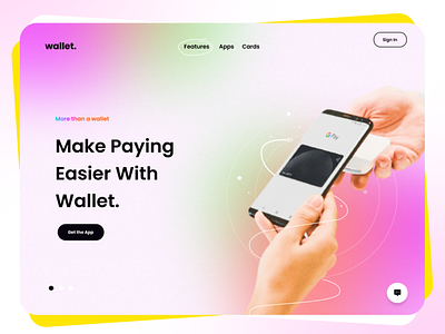 Mobile payment landing page