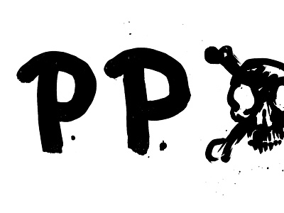 Pollution Pirates Logo + PSA Booklet coal ash hand drawn type illustration logo logo design psa type typography