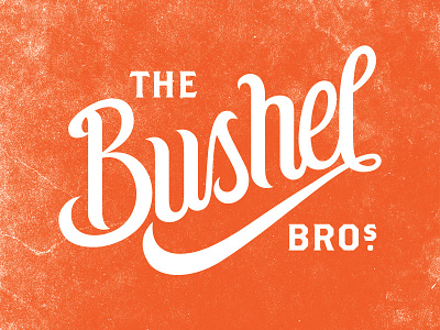 The Bushel Brothers - Logo Design branding hand drawn hand drawn type identity lettering logo logo design type typography