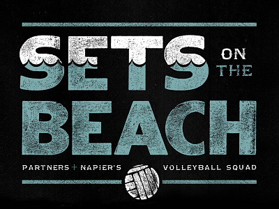 Sets On The Beach - Logo / Jersey Design branding identity logo logo design type typography