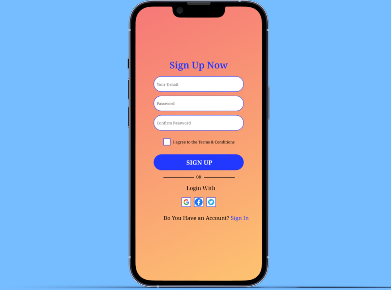 #DAILY UI Day1 by Chandni Baid on Dribbble