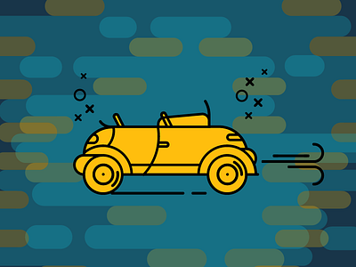 Cars- Illustration cars icon illustration line screen splash