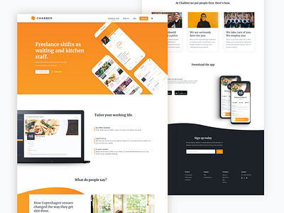 Freelance Platform Landing Page 🔥 freelance landing page platform ui web webdesign