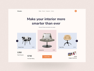 Wooden-Furniture Shop Landing Page