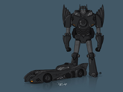 If They Could Transform - 8t-9 80s batmobile cars cartoons popculture retro robots series transformers