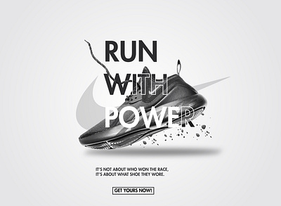 Nike - social media post ad (light themed design) 2d branding design digital marketing footwear graphic design nike social media sports