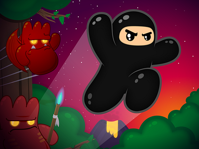 Ninjatown Trees of Doom promo ninjatown shawnimals trees of doom