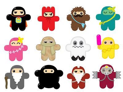 Ninjatown Ninjas! character illustration illustration ninjas ninjatown shawnimals