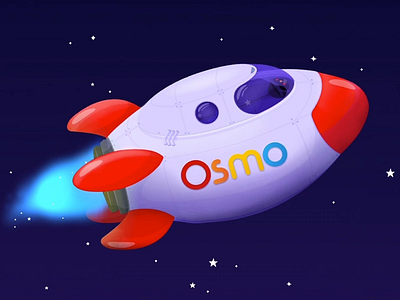 Osmo Spaceship animation animation 2d esoteric spine space spine ui video games