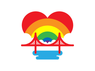 Love wins! equality golden gate love pride rainbow san francisco
