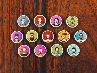 Design Team Avatar Magnets