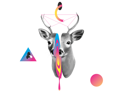 On going personal project deer shapes