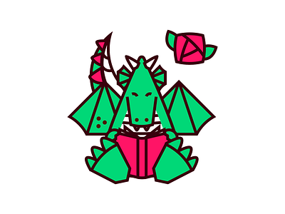 Sant Jordi's Dragon design graphic design illustration vector