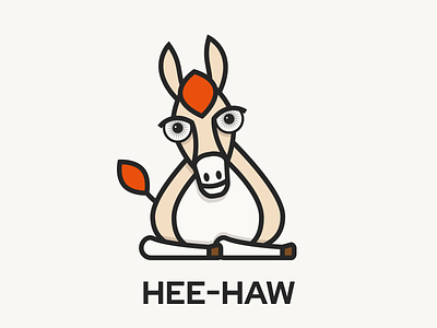 HEE-HAW animals design graphic design illustration vector