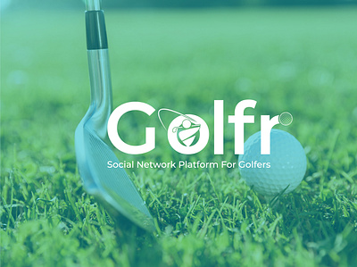 Golfr Logo Design brand brandidentity branding design for golfers golfr illustration logo logo design logodesign logos logotipo network platform social ui vector