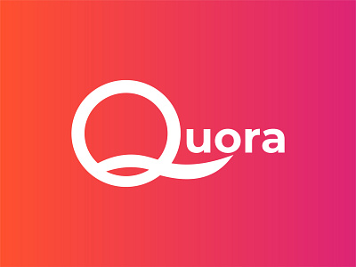 Quora Logo Design brand brand design brand logo brandidentity branding brandlogo design illustration logo logo design logodesign logofolio logos logotipo quora ui vector