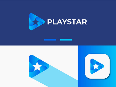 Playstar Logo Design brand brand design brand logo brandidentity branding brandlogo company logo design logo logo brand logo design logobranding logodesign logofolio logos logotipo playstar