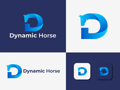 Dynamic Horse Logo Design