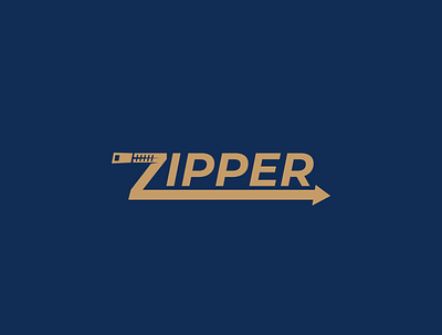 Zipper Logo Design brand brandidentity branding design illustration logo logo design logodesign vector