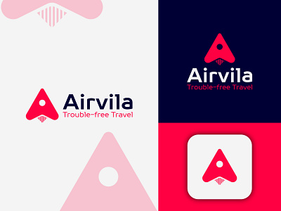 Airvila Logo Design brand brandidentity branding design illustration logo logo design logodesign ui vector