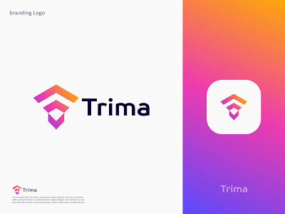 Trima Logo Design brand brand logo brandidentity branding company logo design illustration letter logo letter t logo letter t wifi logo logo logo branding logo design logo inspiration logodesign logos network logo vector wifi logo