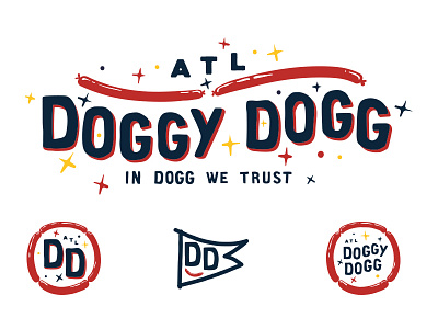 Doggy Dogg Rebrand branding design doggy dogg firm free logo pendant pro bono secondary typography utoka