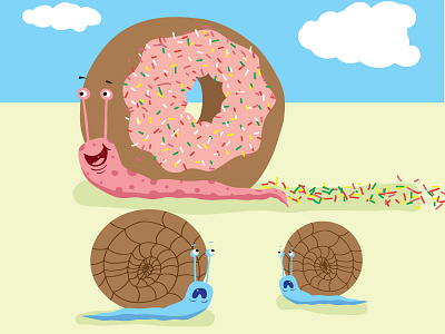 Snail Donut donut fun slime snail
