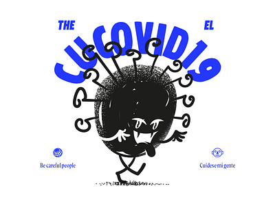 El CuCovid19 character design covid19 design icon illustration stayhome staysafe theroboto type