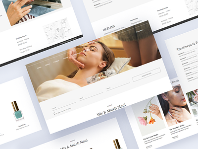 Nail Beauty Salons Web Design
