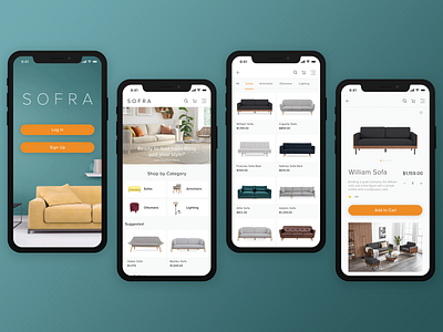 SOFRA E-Commerce App Design