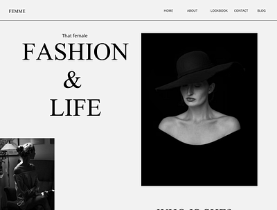 Web site for Fashion & Life