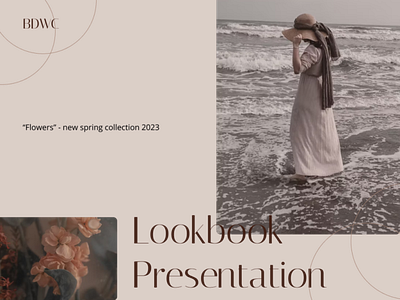 Lookbook presentation branding design graphic design ui