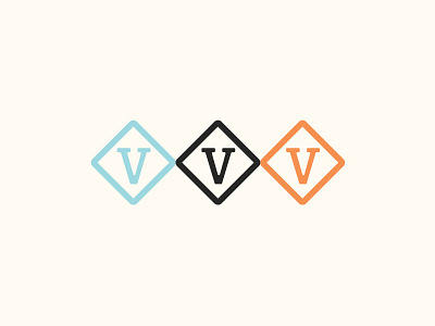 Vatik Colorway brand color icon logo mark retro vintage