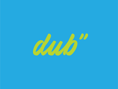 dubbl” abbrev logo brand dubbl logo mark simple