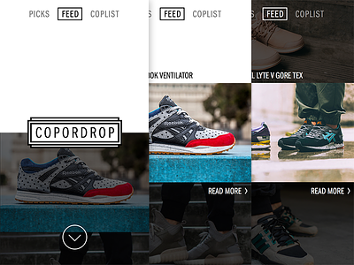 Sneaker news/curation app