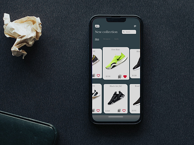 Sport shoes eCommerce design nike sport ui ux ux des ux research