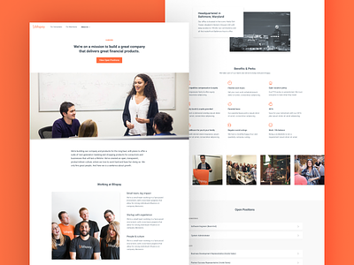 Careers Page about page about us careers page company landing page work with us