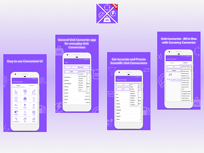 Unit Converter App app branding design graphic design ui ux