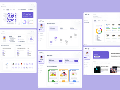 Peaces oа TalentWay✨ design ui