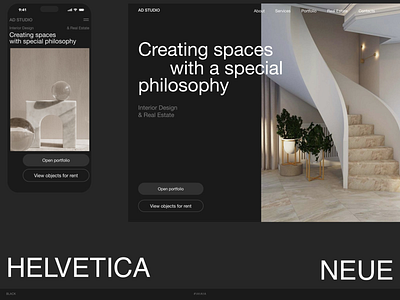 Sophisticated Interior Design Website | AI-Powered Elegance mockup