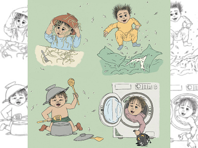 What, what a naughty boy! cartoon characterdesing characters children childrenbook childrenillustrations conceptart forkids illustration kids