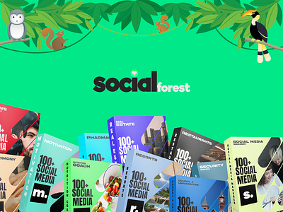 Canva Templates – by Social Forest ads branding design graphic design illustration logo post social media