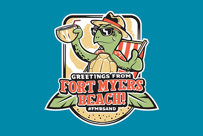 FMB Turtle T-Shirt Design branding illustration tshirt vector