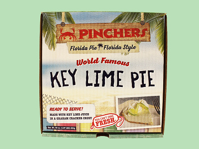 Pinchers Key Lime Pie Box Packaging